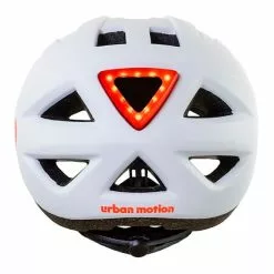 Casco Urban Motion LED PC Bianco -Vendite Gilet Ciclismo ubm u80120 c 003