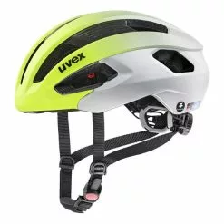 Casco Uvex Rise CC Tocsen Giallo Fluo Argento