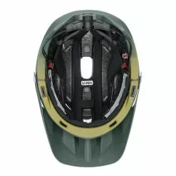 Casco Uvex Quatro Integrale Tocsen Verde Scuro Giallo Senape -Vendite Gilet Ciclismo uv s4104710115 c 004