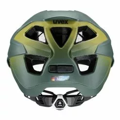 Casco Uvex Quatro Integrale Tocsen Verde Scuro Giallo Senape -Vendite Gilet Ciclismo uv s4104710115 c 005