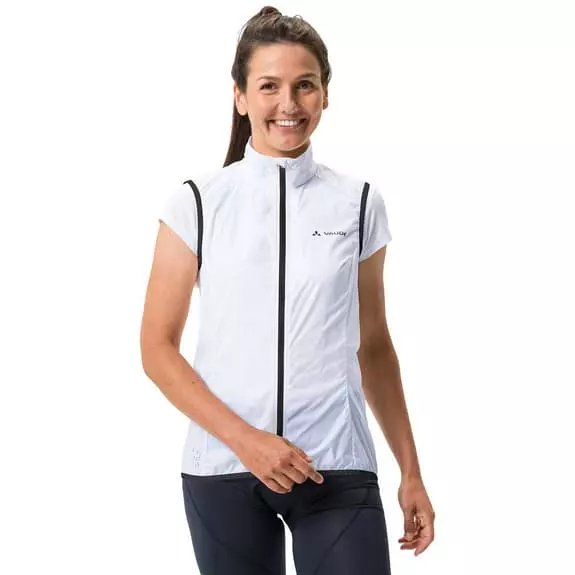 Gilet A Vento Vaude Matera Air Bianco Nero Donna 5 Gilet A Vento Vaude Matera Air Bianco Nero Donna - immagine 3