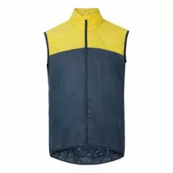 Gilet A Vento Vaude Matera Air Giallo Blu Marino